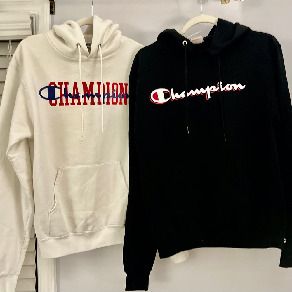 2 men size small sweatshirts, good condition